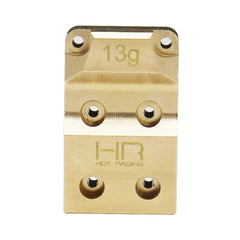 Hot Racing SXTF12CP Brass Diff Cover & Stainless Steel Skid Plate