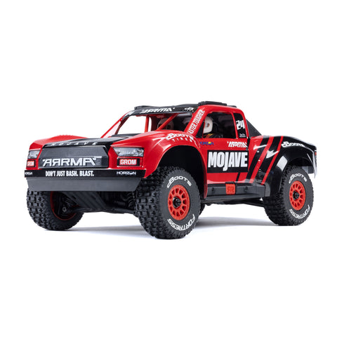 ARRMA ARA2104T1 Mojave GROM Mega 380 1/18 4X4 Desert Truck RTR, Blue/White