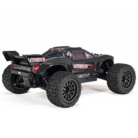 ARRMA ARA4105V4T2 Vorteks Boost 4x2 1/10 Stadium Truck RTR, Gunmetal