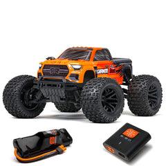 ARA4102SV4T1 ARA4102SV4T1 Granite Boost 4X2 1/10 Monster Truck RTR, Combo, Orange