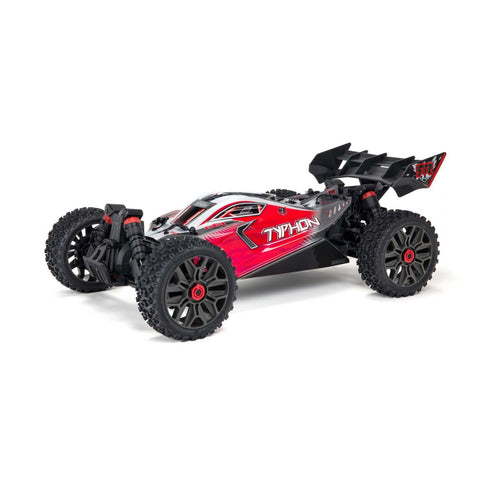 ARRMA ARA4306V3 Typhon V3 3S BLX 1/8 4X4 Buggy RTR, Red