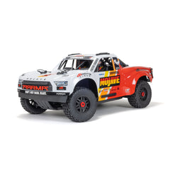 ARA4404T1 ARA4404T1 MOJAVE 4X4 4S BLX 1/8 Desert Truck RTR, White/Red