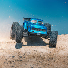 Notorious V5 6S BLX 1/8 4X4 Stunt Truck RTR, Blue