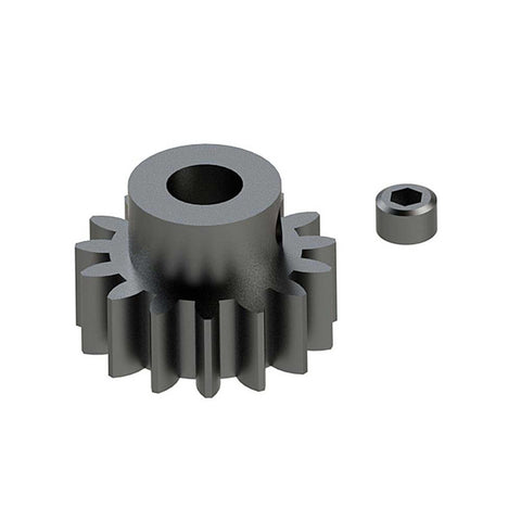 Steel Pinion Gear, 15T Mod1 5mm