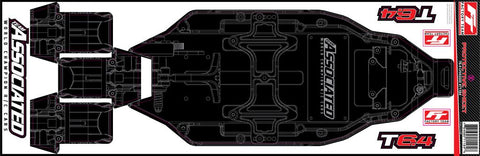 RC10 T6.4 Factory Team Chassis Protective Sheet