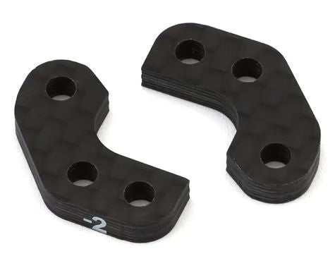 RC10B7 Caster Block Link Mount Set, -2mm