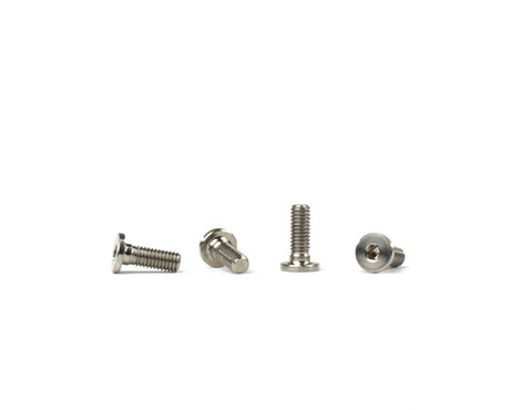 Titanium Flutton Screws, M3x6mm (4)