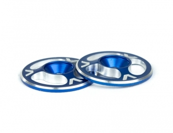 Triad Wing Buttons, Blue