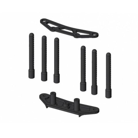 Awesomatix A800-P14X Bumper Set, Plastic, Black