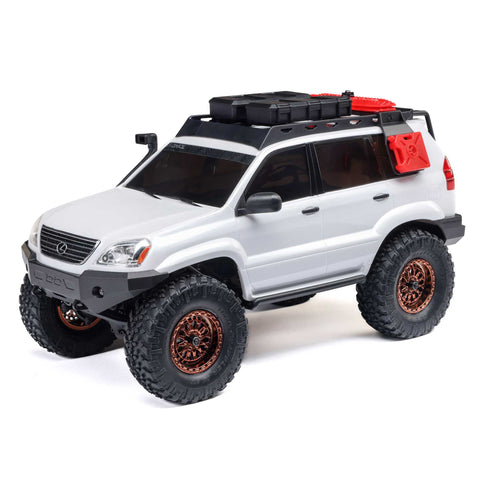 SCX24 Lexus GX470 1/24 4WD Crawler RTR Combo, White