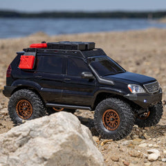 SCX24 Lexus GX470 1/24 4WD Crawler RTR Combo, Black