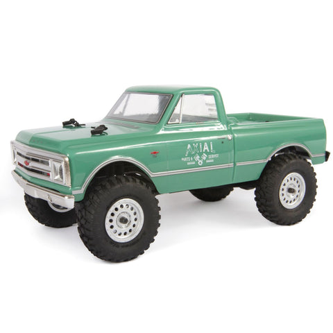 Axial AXI00001T1 SCX24 1967 Chevrolet C10 1/24 4X4 Crawler RTR, Green