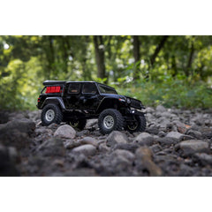 SCX24 Jeep Gladiator 1/24 4WD Crawler RTR Combo, Black