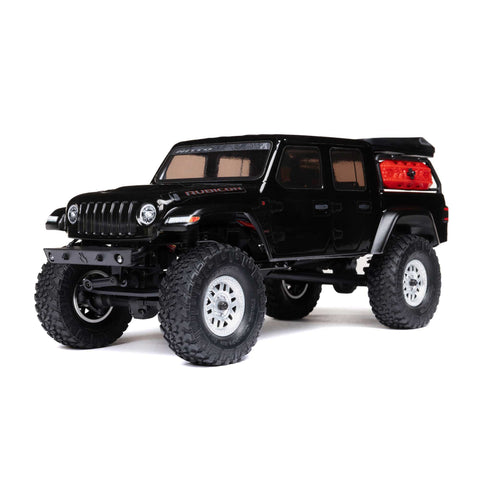 SCX24 Jeep Gladiator 1/24 4WD Crawler RTR Combo, Black