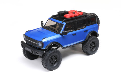 Axial AXI00006T3 SCX24 2021 Ford Bronco 1/24 4X4 Crawler RTR, Blue