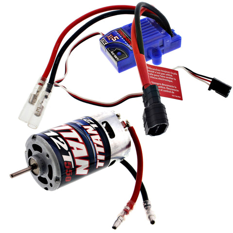 Traxxas 1/10 Bandit XL-5 XL-5 Waterproof ESC & Titan 12T 550 Motor