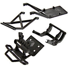 Craniac Bumpers 3621 Black Front Bumper, Skids & Wheelie Mount