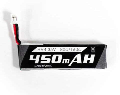 1S 4.35V 450mAh 80c High Voltage Drone LiPo Battery