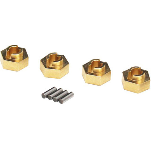 SCX24 Wheel Hub, Brass, 7mm