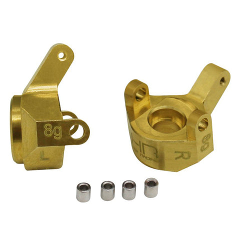 SCX24 Front Steering Knuckles, Brass