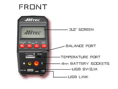 Hitec 44246 RDX1 Pro AC/DC 00W Single Ch Multi-Chem Charger