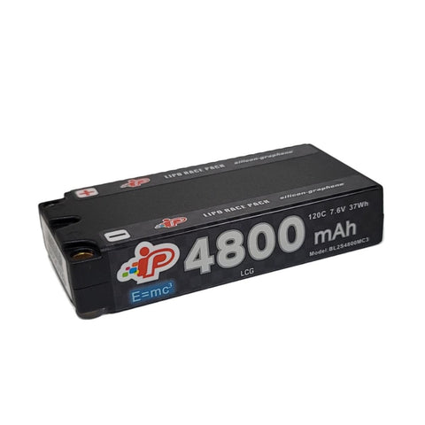 MC3 7.6V 2S LCG Shorty LiPo Battery, 4800mAh 120C