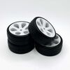 Jaco Green 28 1/10 Touring Car Pre-Glued Tires (4)