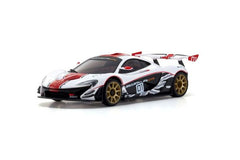 KYO32324WR 32324WR Mini-Z RWD McLaren P1 GTR Readyset, White/Red