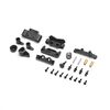 Micro-B Parts: Bulkhead, Pin Mounts, Steering Rack, Servo Saver