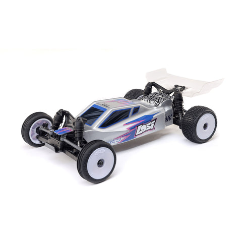 Losi LOS00007T2 Micro-B 1/24 2WD Buggy RTR, Silver