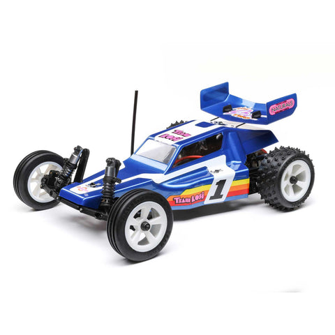 Mini JRX2 1/16 2WD Buggy Brushed RTR, Blue