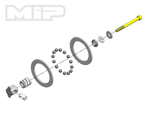 Super Diff Rebuild Kit, Carbide, All Team Assoc.