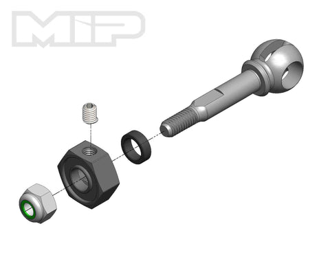 CVD Axle, X-Duty, 10mm Offset, 5mm Bearing