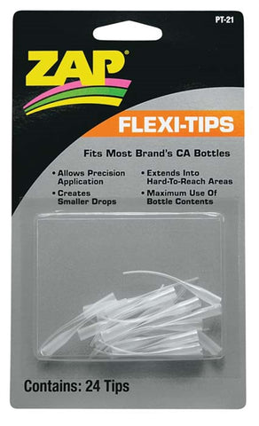 Zap Adhesives PT-21 Zap Flexi Extender Tips