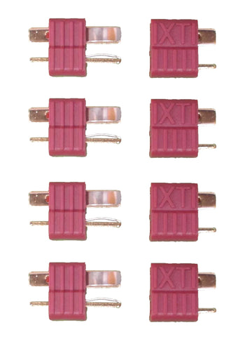 T-Plug (Deans) Connectors, Male & Female (4 pair)