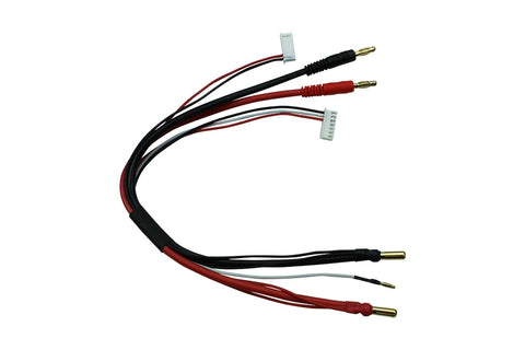 Hard-Pack Lipo Charge Cable, 5mm Bullet