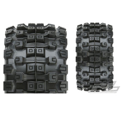 Badlands MX38 3.8" Belted Tires, Raid Black Wheels