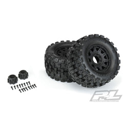 Badlands MX38 3.8" Belted Tires, Raid Black Wheels