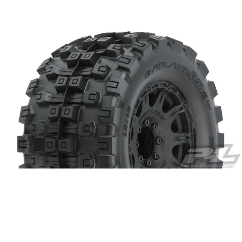 Badlands MX38 3.8" Belted Tires, Raid Black Wheels