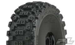 Badlands MX M2 Buggy Tires, Velocity Wheels, Black