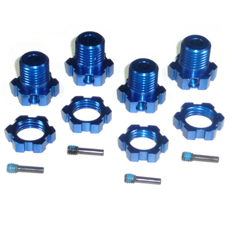 Traxxas 1/10 Revo Splined 17mm Hex Wheel Hubs, Nuts & Screw Pins