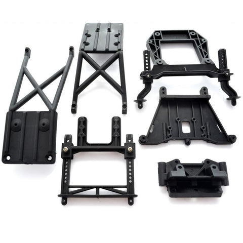 Traxxas 1/10 Slash 2WD Robby Gordon Skid Plates, Shock Towers & Body Mounts