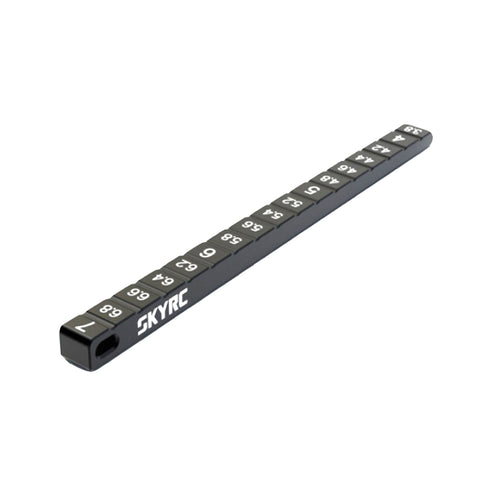 Chassis Ride Height Gauge, 3.8-7.0mm, Black