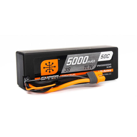 Smart 3S 11.1V LiPo Battery, 50C 5000mAh, IC3