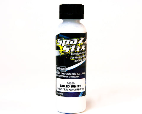 Solid White/Backer, Airbrush Paint, 2oz