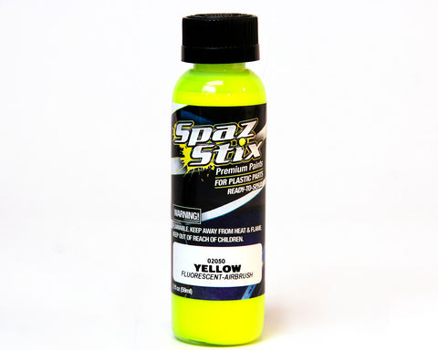 Yellow Fluorescent Airbrush Paint, 2oz