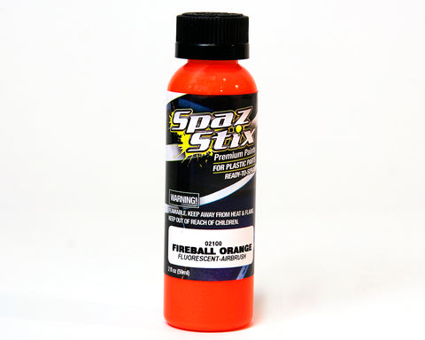 Fireball Orange Fluorescent Airbrush Paint, 2oz