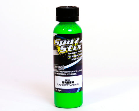 Green Fluorescent Airbrush Paint, 2oz