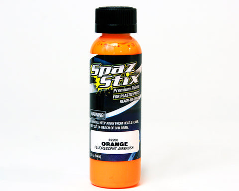 Orange Fluorescent Airbrush Paint, 2oz