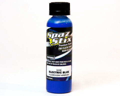 Electric Blue Fluorescent Airbrush Paint, 2oz